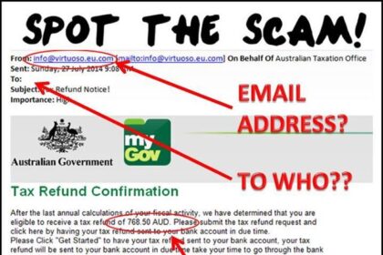 Discovery of a Scam Email