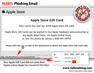 Credit Card Email Scam Examples