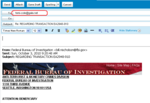 FEDERAL BUREAU OF INVESTIGATION, (FBI) - Scams