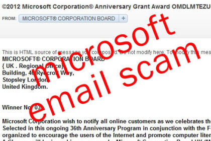 Microsoft Email Scam