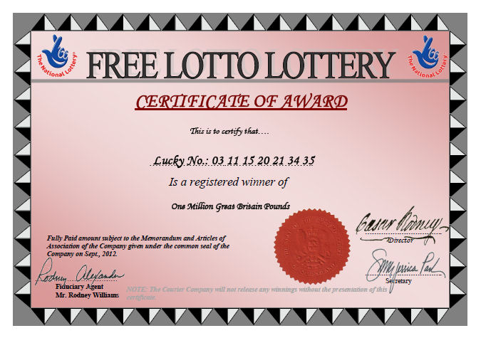LOTERIA INTERNACIONAL Scam LOTERIA INTERNACIONAL