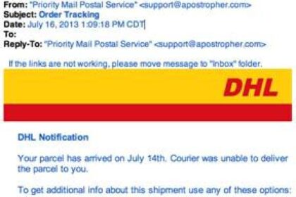 DHL Scam Letter