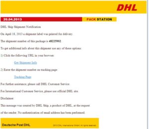 DHL Scam