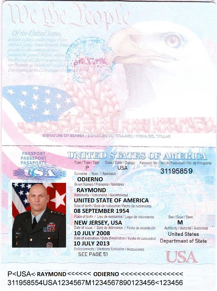 Gen. Raymond T. Odierno Doc Fake