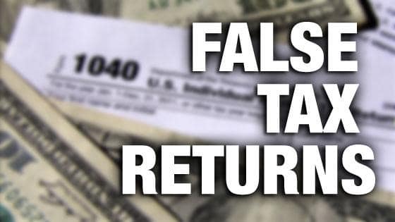 False Tax Return False Tax Return