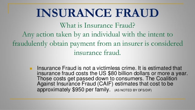 Insurance Fraud