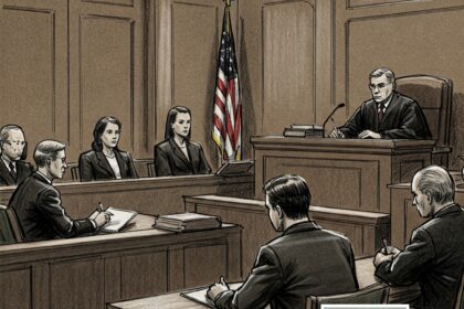 Pill bottles and opioid pills representing the Louisiana doctor sentenced for opioid prescription fraud.