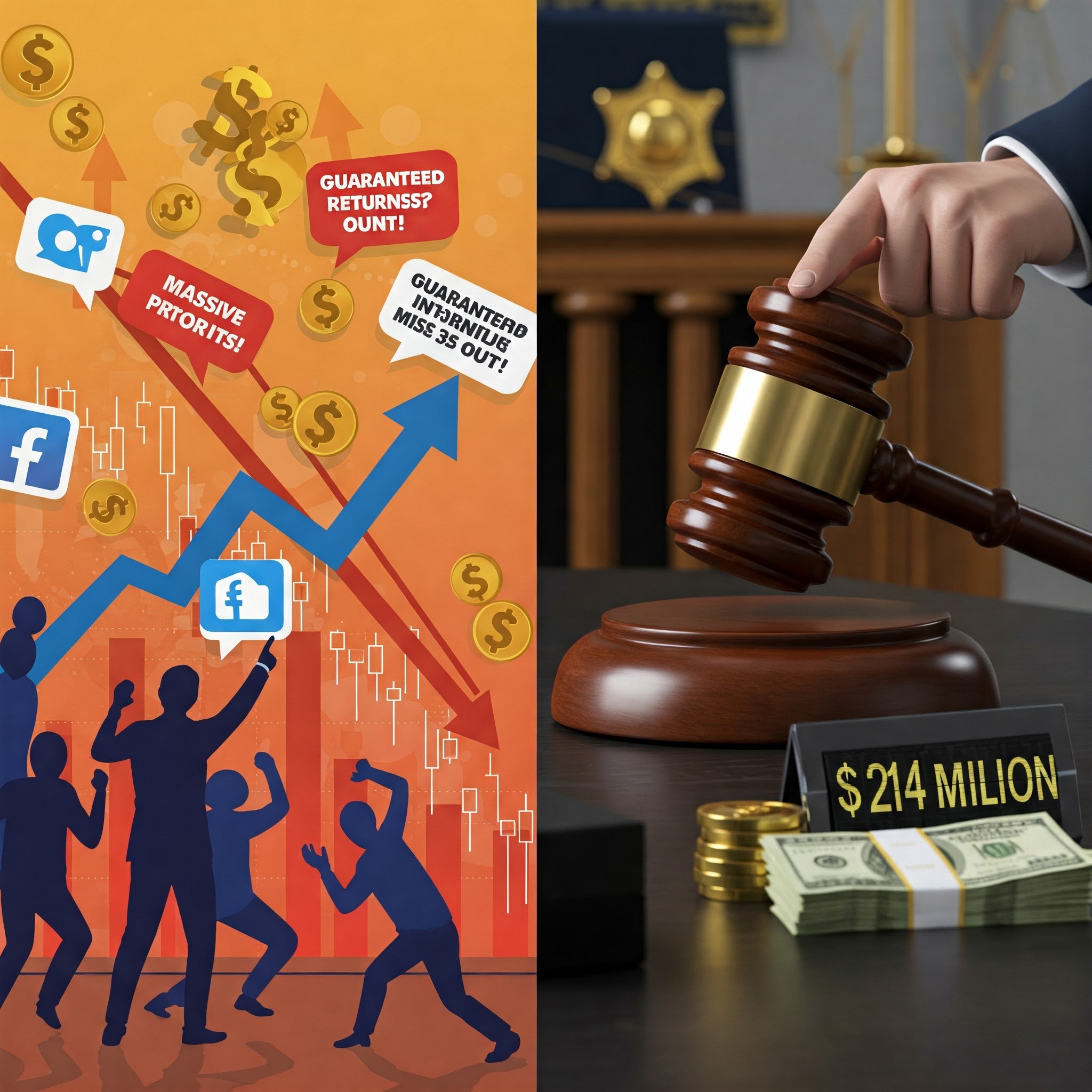 Federal law enforcement in Chicago cracking down on a $214 million pump and dump investment fraud scheme.