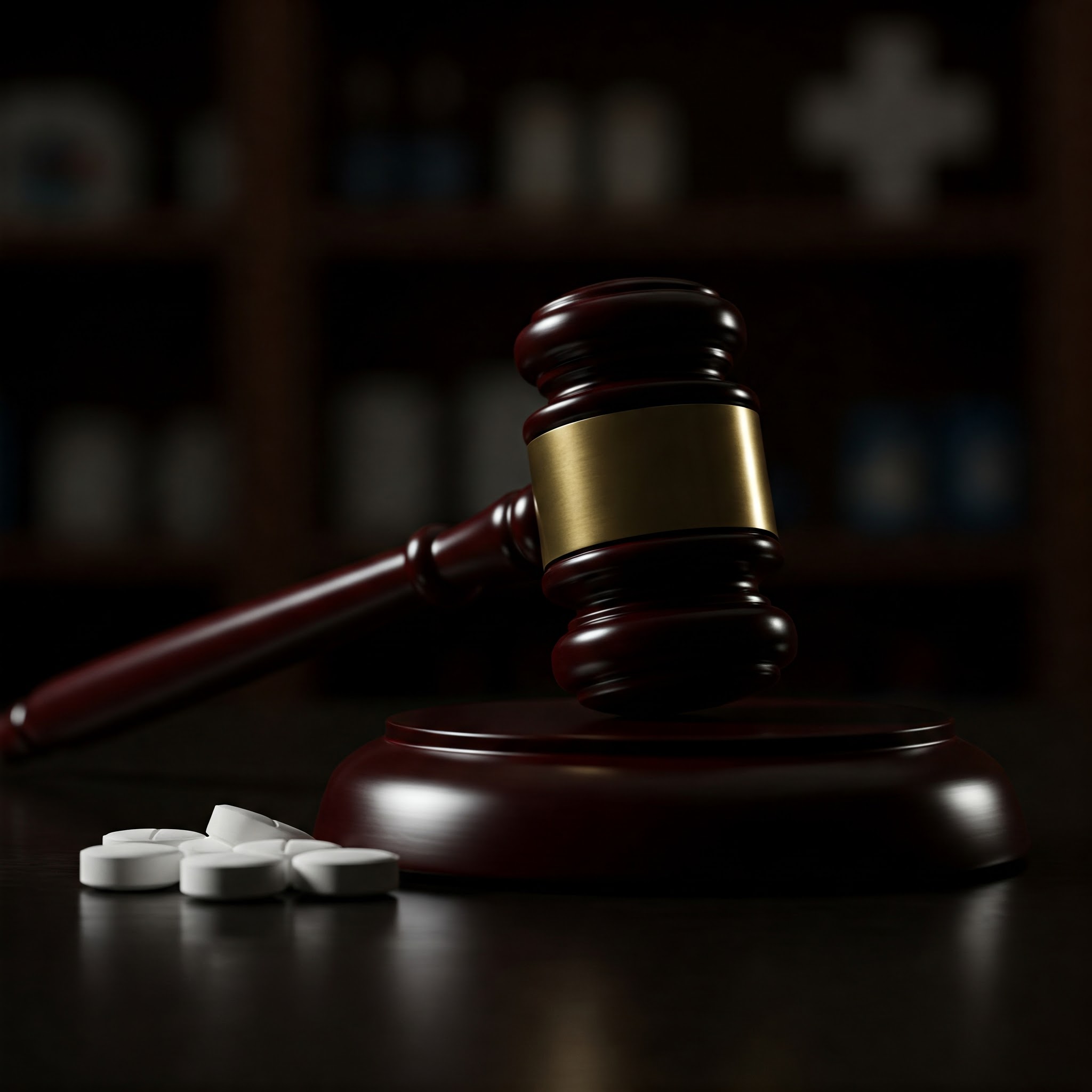 Gavel symbolizing justice and federal sentencing in the Oklahoma TRICARE healthcare fraud conspiracy case against Mathews and Delger.