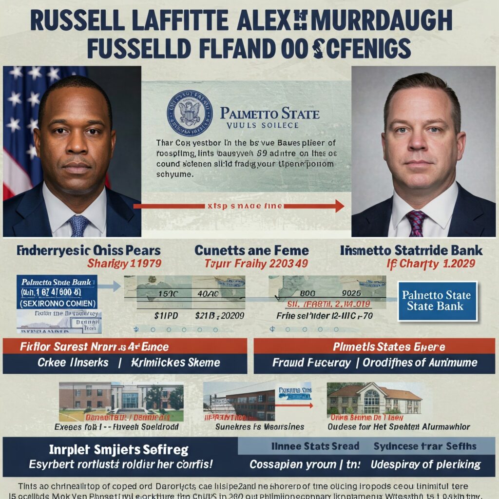 Former Banker Russell Laffitte Pleads Guilty to Multiple Federal Fraud Charges in Murdaugh-Related Case 18 Alex Murdaugh and Russell Laffitte in court.