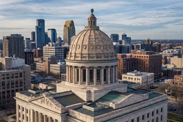 U.S. District Courthouse in Minneapolis, where Gabriel Luthor and Elizabeth Brown face federal indictment for an alleged $15 million healthcare fraud scheme involving neurofeedback billing.