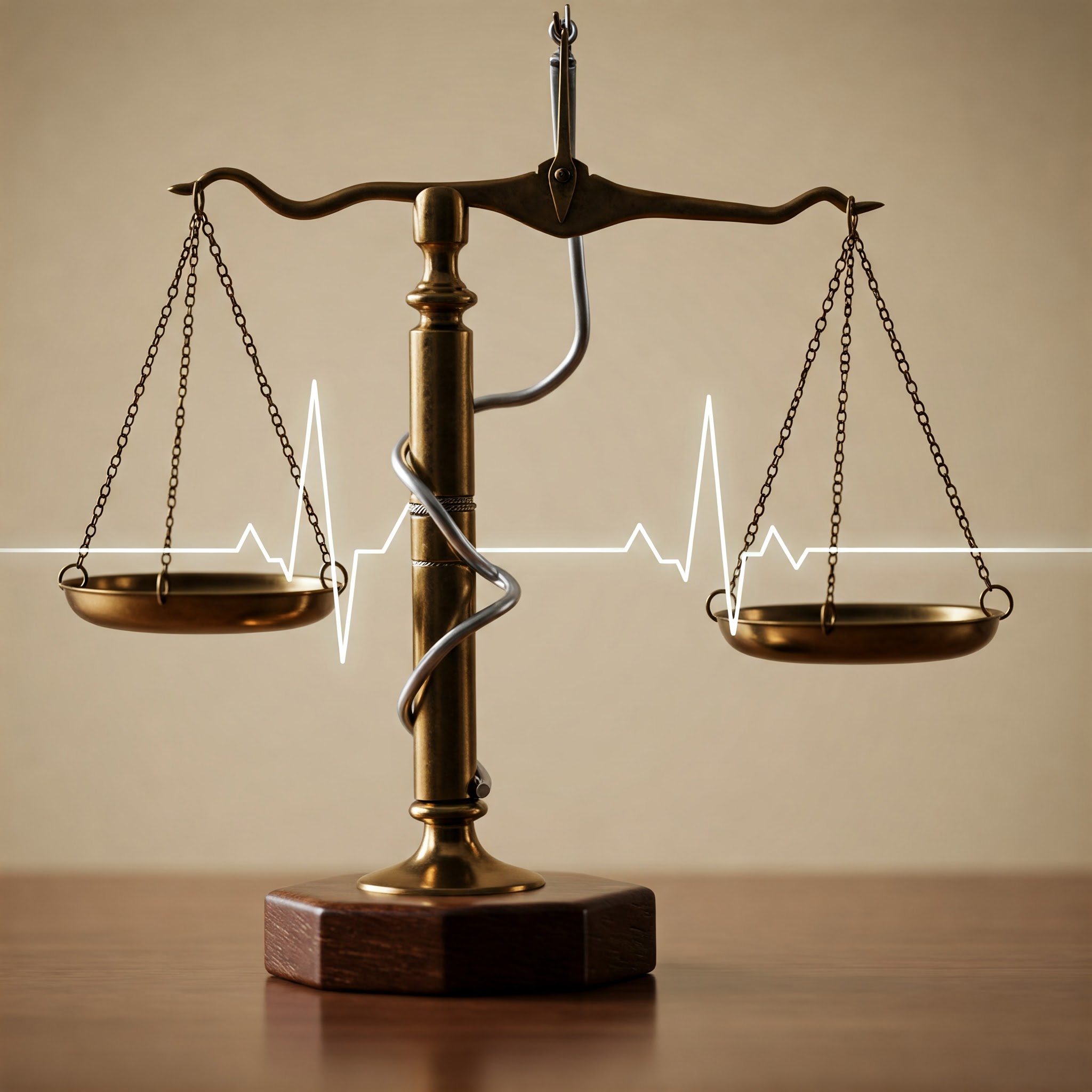 Abstract image representing the conviction of a Louisiana nurse practitioner for telehealth and DME Medicare fraud.